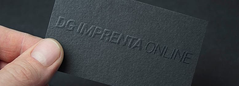 Tarjeta Visita Guadalajara. Impresión y diseño de tarjetas de visita en golpe seco