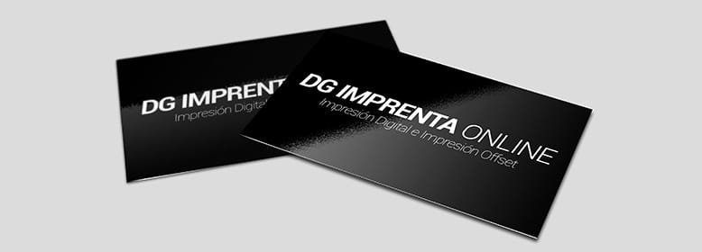 Tarjetas de Visita Badajoz. Tarjetas de visita plastificadas en brillo o mate.